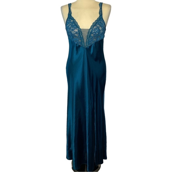 Victoria’s Secret Gold Label Teal Gown Lingerie - Picture 1 of 9